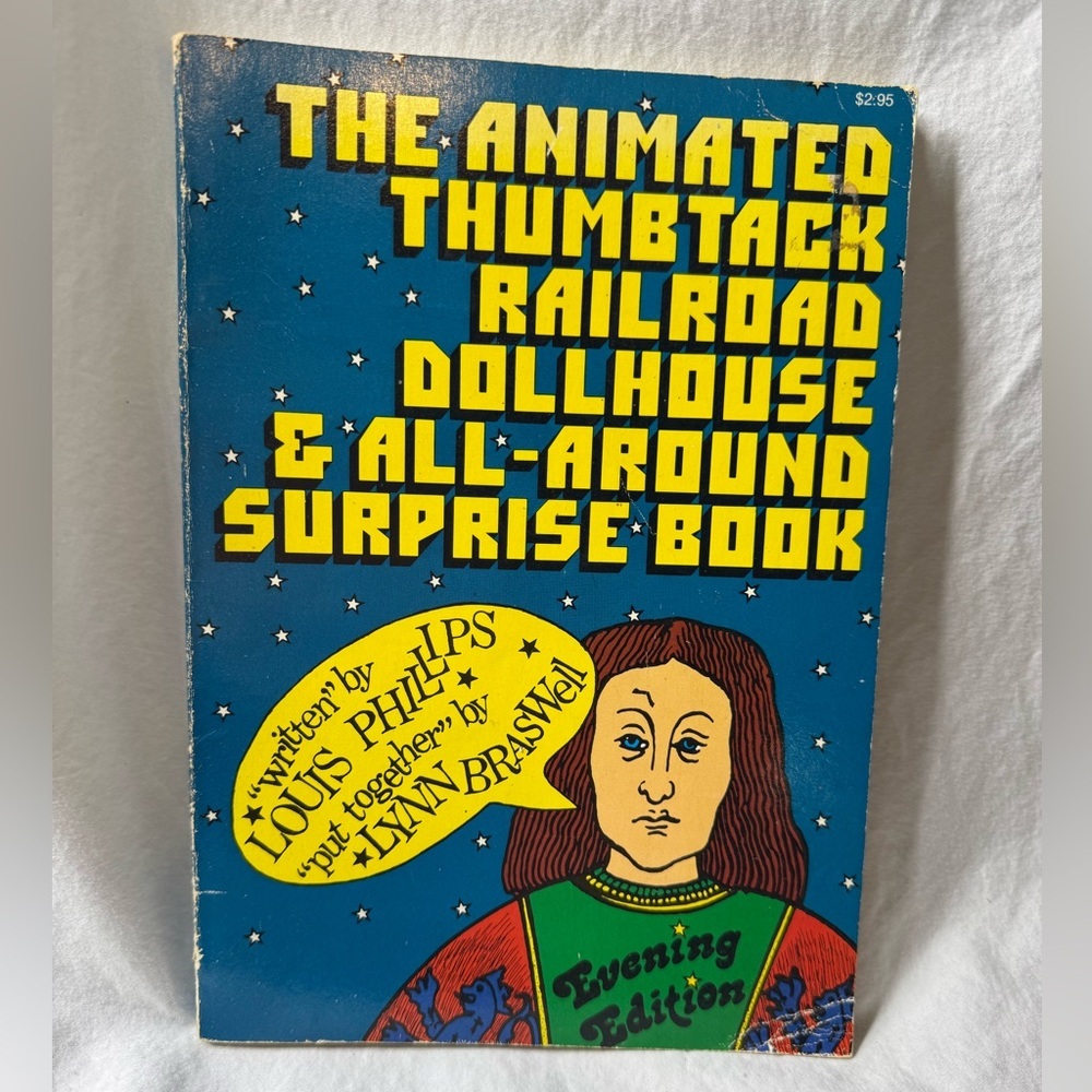 ANIMATED THUMBTACK RAILROAD DOLLHOUSE & ALL-AROUND By Louis Phillips
